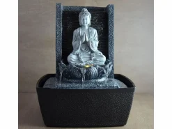 Zen Light Estatua | Fuente de Buda en la Meditación del Nirvana