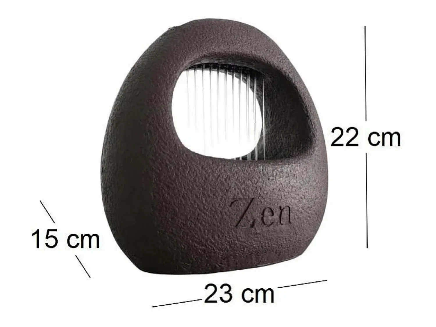 Zen Arôme Estatua | Fuente de resina Zen Cesta