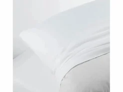 Douceur d'intérieur Protector De Almohada * Funda de Almohada Acolchada "Molly" 50x70 cm 100% Algodón , Lavable a Máquina, Made in Europe Blanco