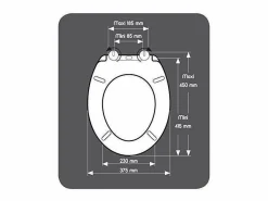 Tapa De Inodoro * Funda de asiento Presto - termoestable Topo