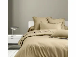 Blanc avenue Funda Nórdica * Funda de edredón satén de algodón Beige