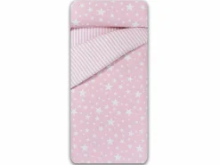 Cotton Artean Funda Nórdica * Funda Nordica Infantil/Juvenil Reversible GIVETTE Pink Cama de 105 Rosa