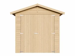 Garaje de madera natural - A222x224x320 cm / 6 m² - M105 < Timbela Best