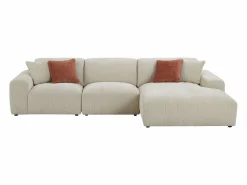 Gran sofá rinconera derecha de pana TIRONO de < Maison Céphy Clearance