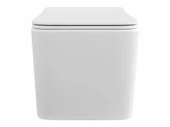 Inodoro flotante de cerámica mate sin brida, L51,5 x Alt. 34, CLEMONA < Vente-unique