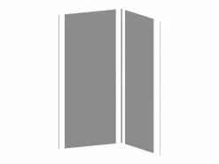 Juego de 2 paneles de ducha - 2x Ancho 90 x Alt. 210 cm < Shower & Design Sale
