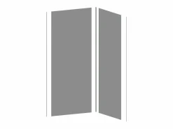 Juego de 2 paneles de ducha - Ancho 90 x Ancho 120 x Alt. 210 cm < Shower & Design Best