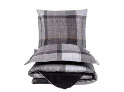 Blanc avenue Ropa De Cama|Juego De Sábanas | Juego de funda de edredón 240x220 cm+ 2 fundas de almohada 63x63cm de satén de algodón "Dunloe"
