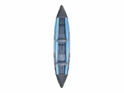 ZRAY Deportes Náuticos * Kayak hinchable Roatan 2 plazas 100% PVC Bomba de pie + 2 remos - Max 160kg -376x77cm (148