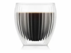 Bodum Vaso | Lote 2 Vasos Doble Pared 20cl Pavina Rayados