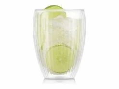 Bodum Vaso * Lote 2 Vasos Doble Pared 32cl Pavina Rayados - Set 2 Vasos 12249-10