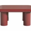 Vente-unique Colección Rouge Passion|Mesa De Centro | Mesa de centro de MDF - Burdeos lacado - TAMISDA