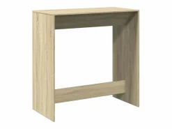 Clicnbuy Mesa Alta * Mesa alta de bar madera ingeniería Sonoma 102x50x103,5 cm Gris