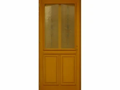 GD Menuiseries Puerta De Entrada * Mesa auxiliar derecha Exo Wooden Entrance Door 'Sandy' 215X90 sin manilla Marru00f3n