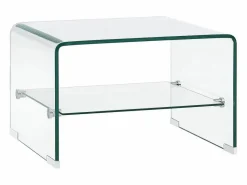 Mesa de centro de vidrio templado 50x45x33 cm < vidaxl Hot