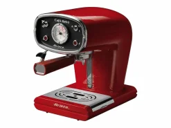 Ariete Pequeño Electrodoméstico | Máquina de café 1388 Café Retro Roja 850W - Cápsulas y Monodosis, Depósito 1L, Diseño Vintage