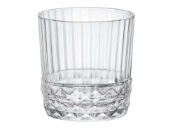 Bormioli Rocco Vaso | Pack de 6 vasos America 20's Bormioli 37cl con relieve