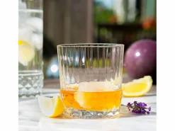 Bormioli Rocco Vaso | Pack de 6 vasos America 20's Bormioli 37cl con relieve