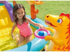 Intex Castillo Hinchable | Parque infantil hinchable Dinosaur Land -