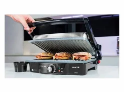 Basic Pequeño Electrodoméstico | Parrilla eléctrica Cecotec Rock'n Grill 2000W negro/inox