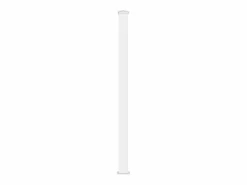 EXPERTLAND Portón * Pilar para portón de aluminio - L15 cm x Alt. 190 cm - - NERETO Blanco