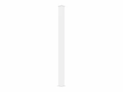 EXPERTLAND Portón * Pilar para portón de aluminio - L15 cm x Alt. 190 cm - - NERETO Blanco
