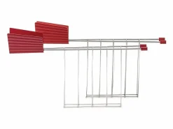 Alessi Materiales Y Utensilios De Cocina | Pinza para Espagueti MDL08RACKR en Metal , Accesorio de Cocina Práctico y Elegante