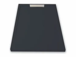 MIRLO Plato De Ducha * Plato de ducha resina LUX ANTRACITA 70x140cm rejilla inox Gris antracita