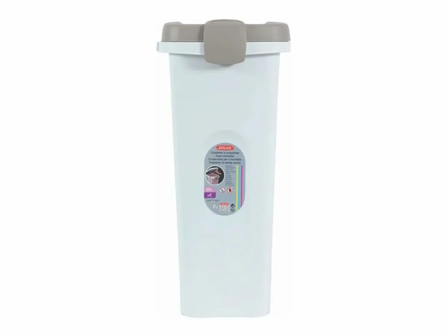 ZOLUX Comida Para Animales De Compañía | Recipiente hermético para croquetas de 25L