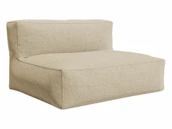 Salón de jardín de tela : 1 sofá, 2 sillones y un puf - NOUMARA de < MYLIA Outlet