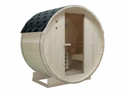 Sauna de exterior 2 plazas, Ancho 185 x Prof. 120 x Alt. 190 cm, ISOKYRO < VOGUE SAUNA Best