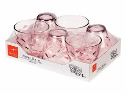 Bormioli Rocco Vaso * Set de 6 vasos Flora 26cl lila Violeta