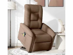 Sillón De Masaje * Silla de masaje reclinable de pie de tela marrón SHL7276 Marru00f3n