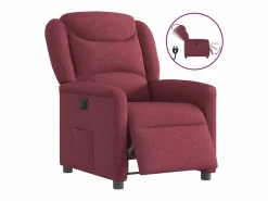 Sillón de relax | Silla | Sillón reclinable eléctrico tela tinto SHL3261 < Online