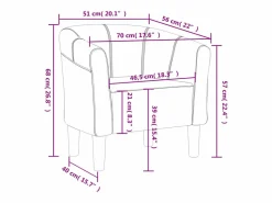 Sillón de tela tinto < Clicnbuy Sale