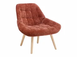 Sillón en tela texturizada color LUOSTO < Vente-unique Clearance