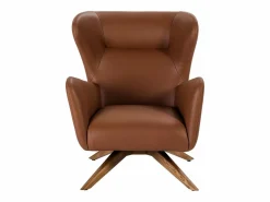 Angel Cerda Sillón | Sillón giratorio polipiel marrón 5038