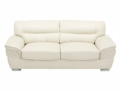 LINEA SOFA Todos Los Sofás|Sofá - 3 Plazas | Sofa de 3 plazas de piel de becerro blanco THIBAULT