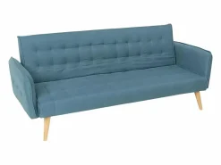 Sofá cama clic clac de 3 plazas en tejido, reclinable Malibu - Marino < Modus Sofa Hot
