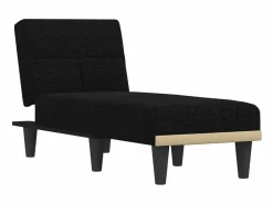 Diván Cama * Sofá cama de tela PWFG82941 Negro