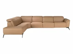 Sofá chaise longue relax modular izquierdo piel marrón 6281 < Angel Cerda Hot