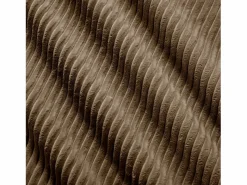 Sofá de esquina 2 plazas modular - en Pana - con 2 cojines y otomana - ergonómico - 208x178x70cm - Marrón < DripeX Online