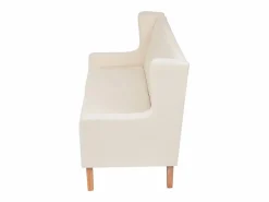 Clicnbuy Sofá - 2 Plazas|Sofá De Tela * Sofá de 2 plazas tela crema Blanco