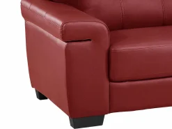 Sofá 3+2 plazas de piel de becerro en color HAZEL < Vente-unique Online