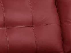 Sofá 3+2 plazas de piel de becerro en color HAZEL < Vente-unique Online