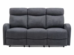 Sofá relax de 3 plazas de tela estilo contemporáneo EVELYN < Vente-unique Hot