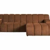 Sofá rinconera derecha de tejido chenilla BELADON < Vente-unique Best