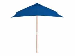 Clicnbuy Sombrilla * Sombrilla de jardín con palo de madera 150x200 cm Azul