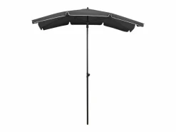 Clicnbuy Sombrilla * Sombrilla de jardín con palo 200x130 cm Gris antracita