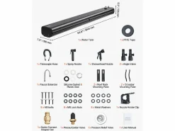 Recuperador De Agua | Tanque de Agua SucceBuy para Barras de Techo de 30L, Tanque Multi-Distribuidor de Aluminio con Antisalpicaduras, Ranura en T